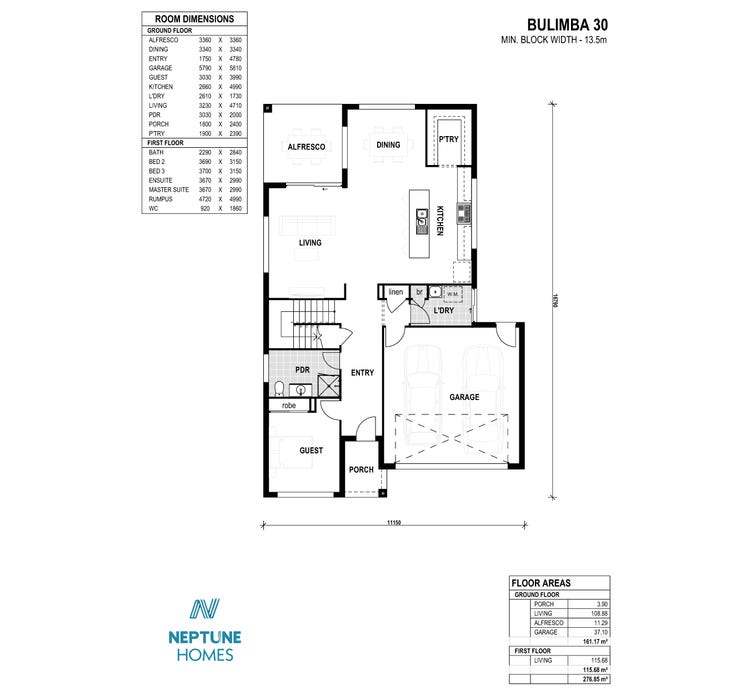 Bulimba 30 Home Design & House Plan by Neptune Homes