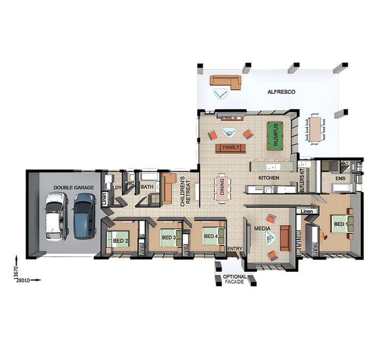 AT3106 Home Design & House Plan by Dixon Homes - QLD