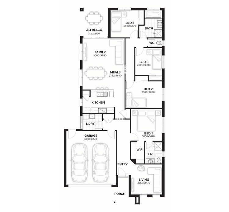 Sinclair Home Design & House Plan by Burbank Homes