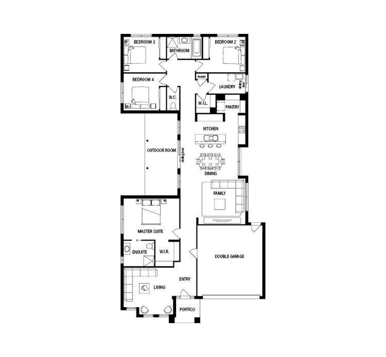 Avery Home Design & House Plan by Metricon Homes QLD Pty Ltd
