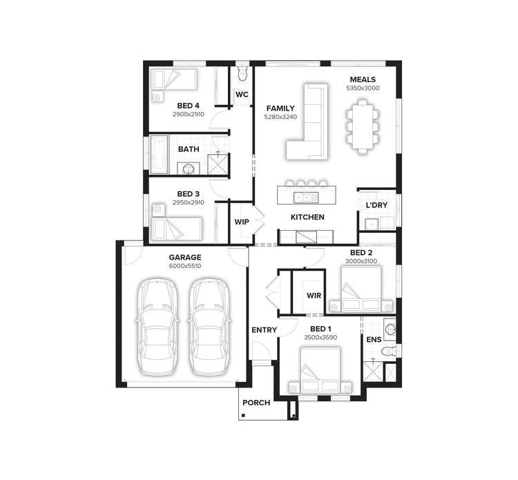 Baker Home Design & House Plan by Burbank Homes