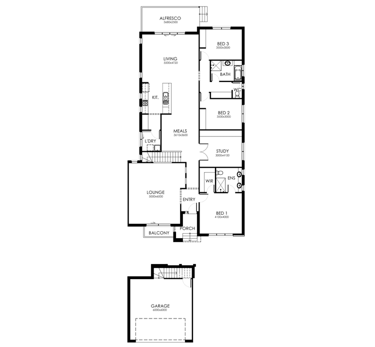 SL 275 Home Design & House Plan by Abode Designer Homes