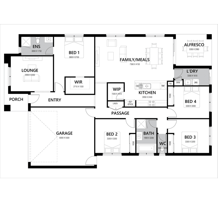 Montville 24 (suits 14m lot) Home Design & House Plan by H & L Victoria