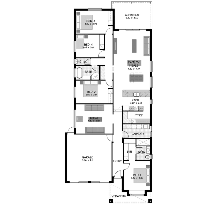 Audrey Home Design House Plan By Rossdale Homes