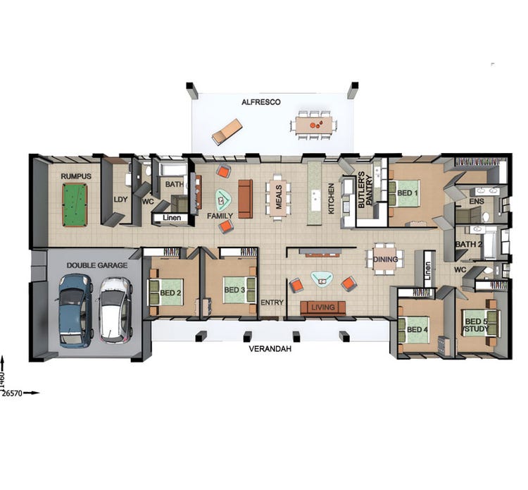 SU3808 Home Design & House Plan by Dixon Homes QLD