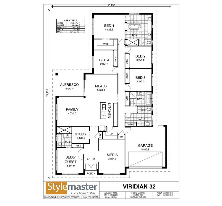 Viridian Home Design & House Plan by Stylemaster Homes