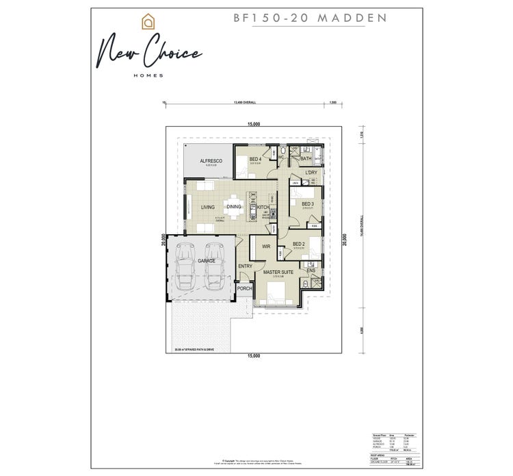 Madden Home Design & House Plan by New Choice Homes