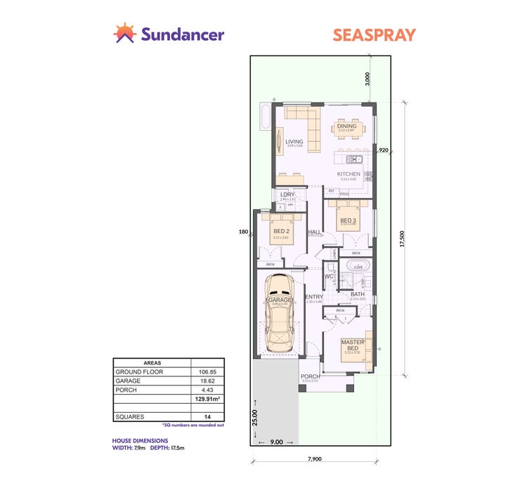 Seaspray Home Design & House Plan by Sundancer Homes