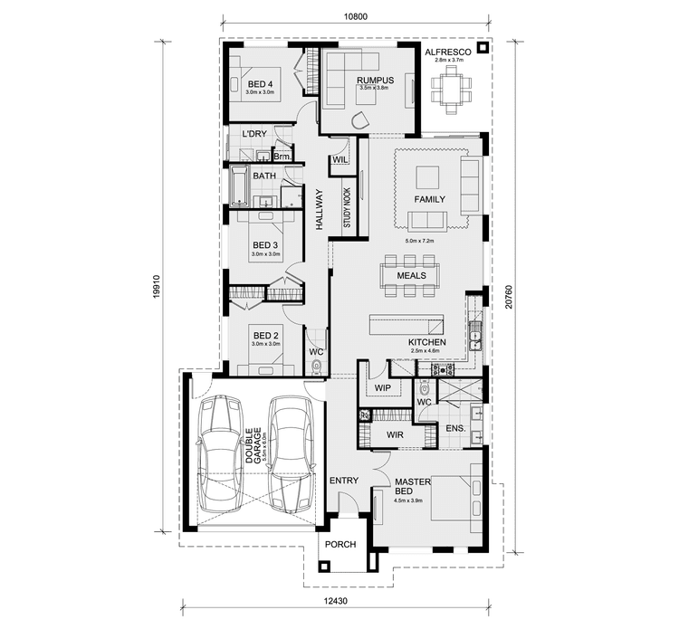 Armadale 253 Home Design & House Plan by Mimosa Homes