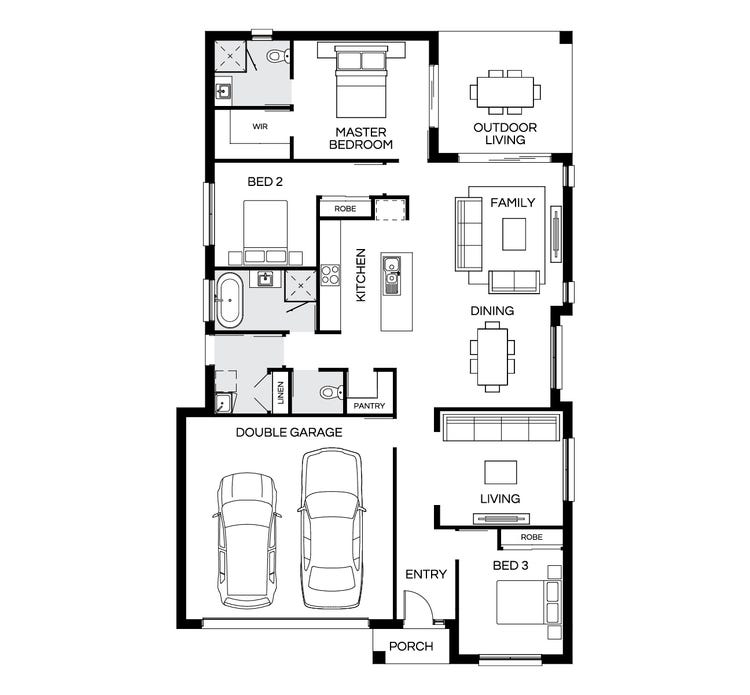 Noosaville Series Home Design & House Plan by Coral Homes New South Wales
