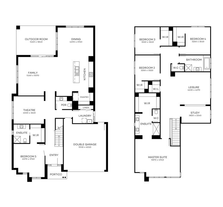 Brookwater Home Design & House Plan by Australian Building Company QLD ...