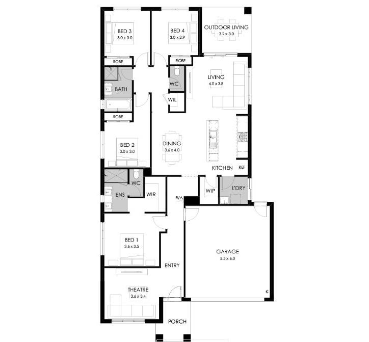 Tribeca Home Design & House Plan by Boutique Homes