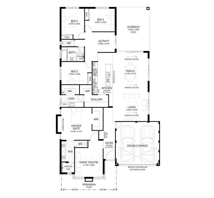 The Santana Home Design & House Plan by Plunkett Homes