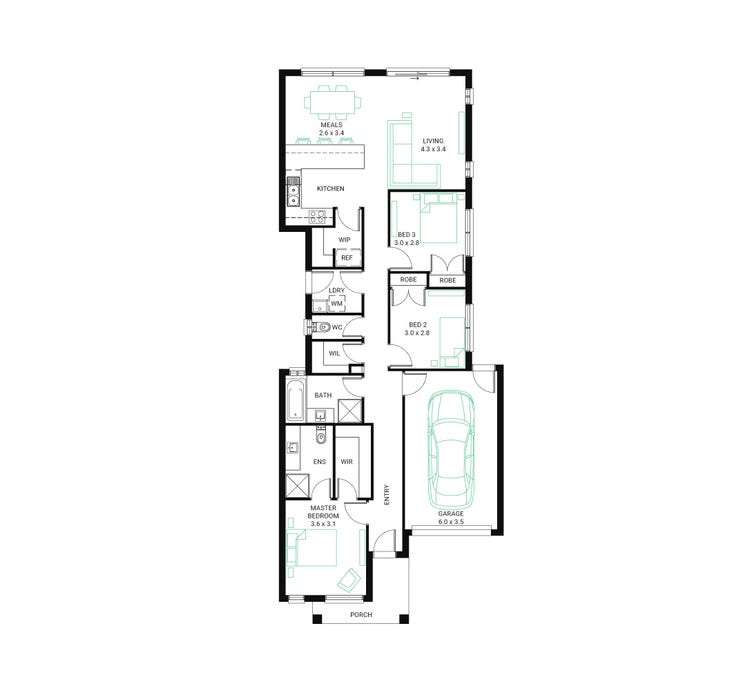 Bliss Home Design & House Plan by Beachwood Homes
