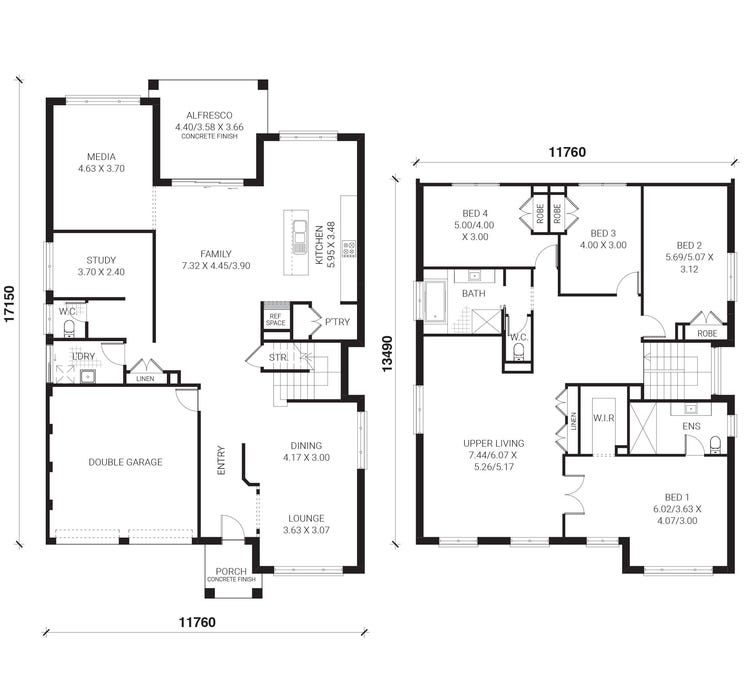 The Sovereign Home Design & House Plan by Allcastle Homes