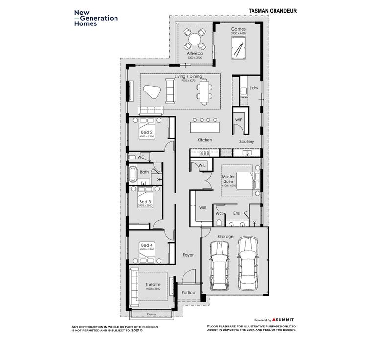 Tasman Display Lakelands Home Design & House Plan by New Generation Homes