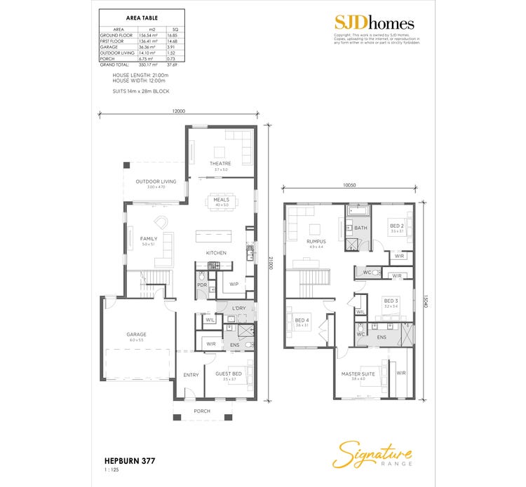 The Hepburn Home Design & House Plan by SJD Homes