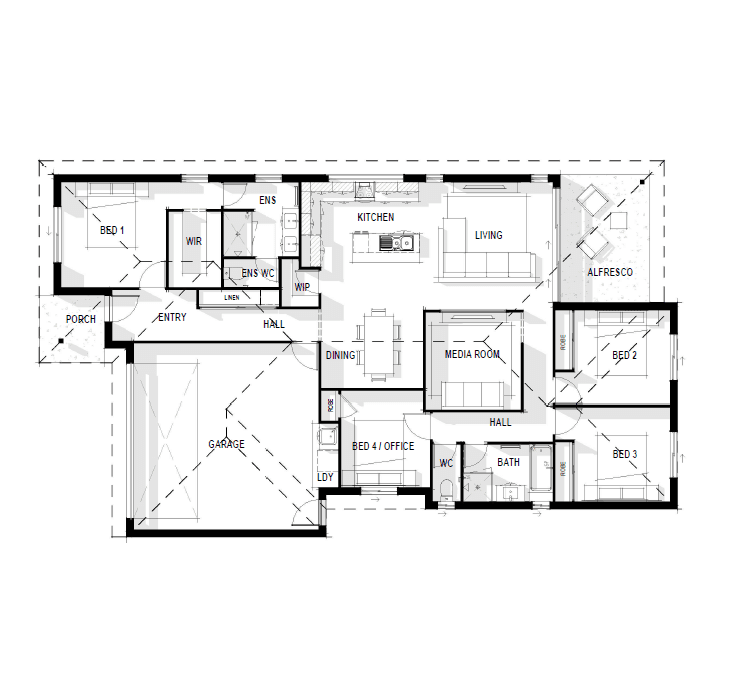 The Cambridge Home Design & House Plan by NuTrend Homes
