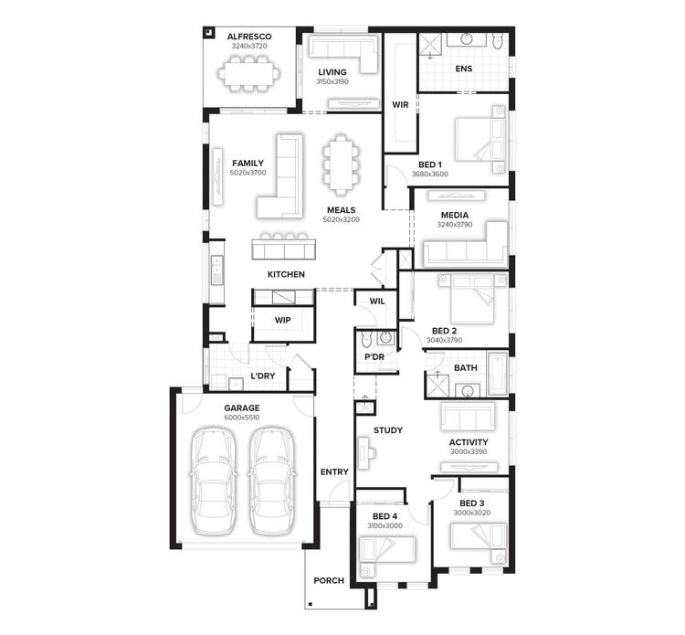 Conway Home Design & House Plan by Burbank NSW/ACT
