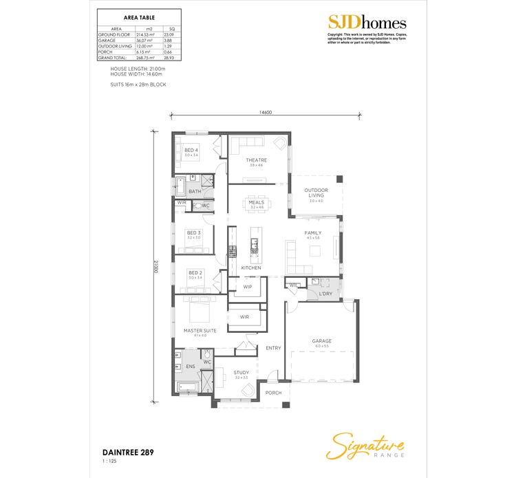 The Daintree Home Design & House Plan by SJD Homes