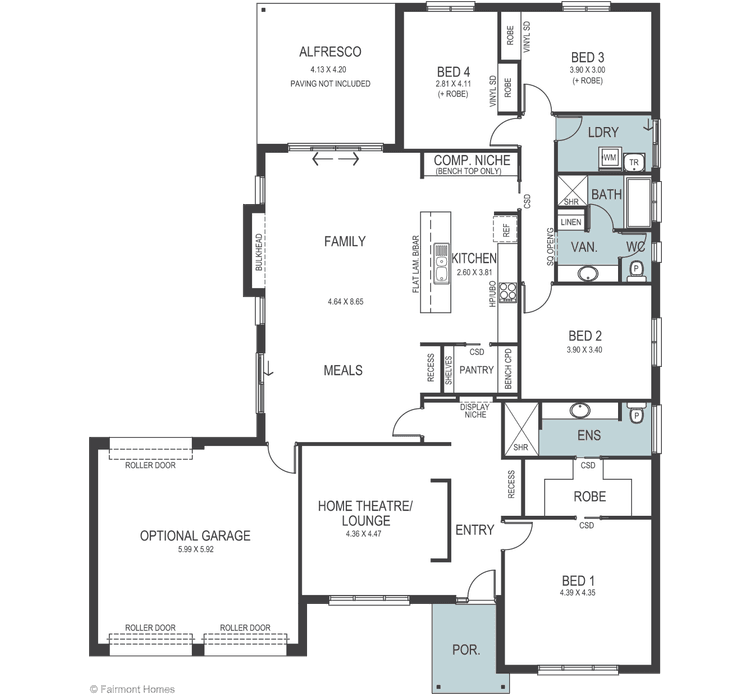 Brookside Home Design House Plan By Fairmont Homes