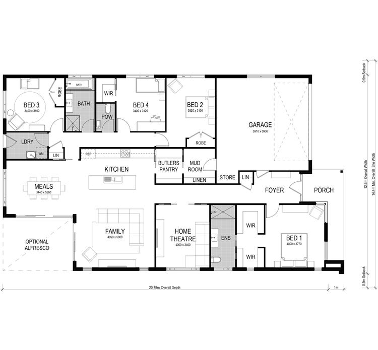 Avoca Home Design & House Plan by Montgomery Homes