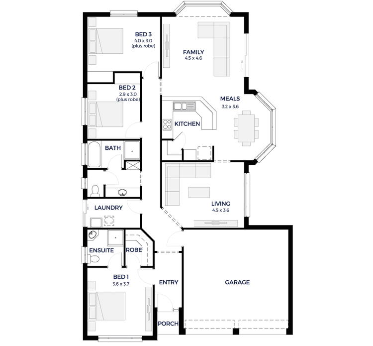 Kingsborough Home Design & House Plan by Hickinbotham