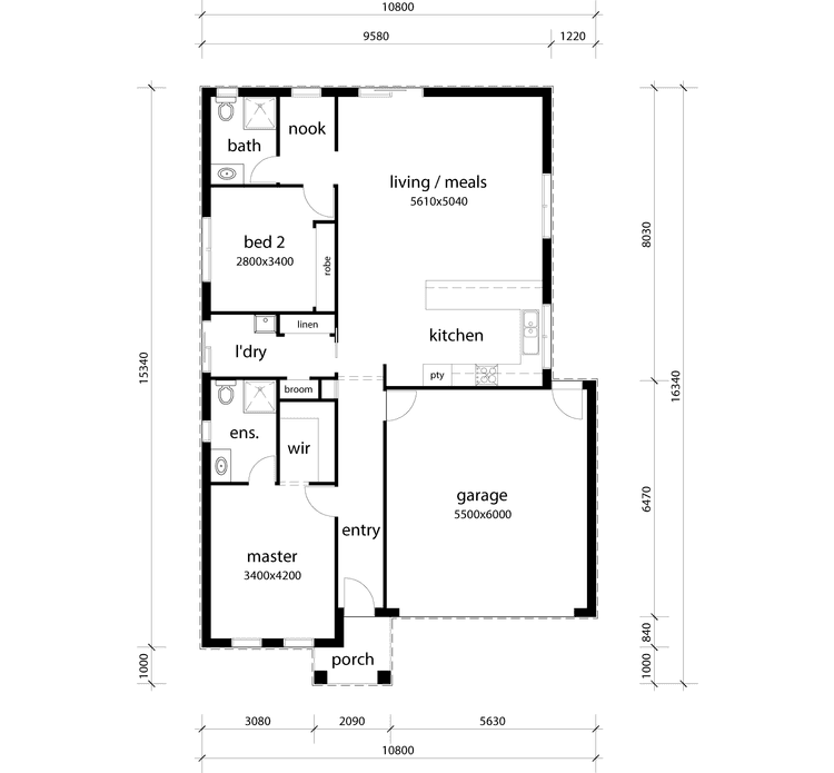 The Thompson Floor Plan