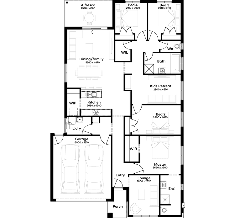 Fairlight 25 Home Design & House Plan by Simonds Homes