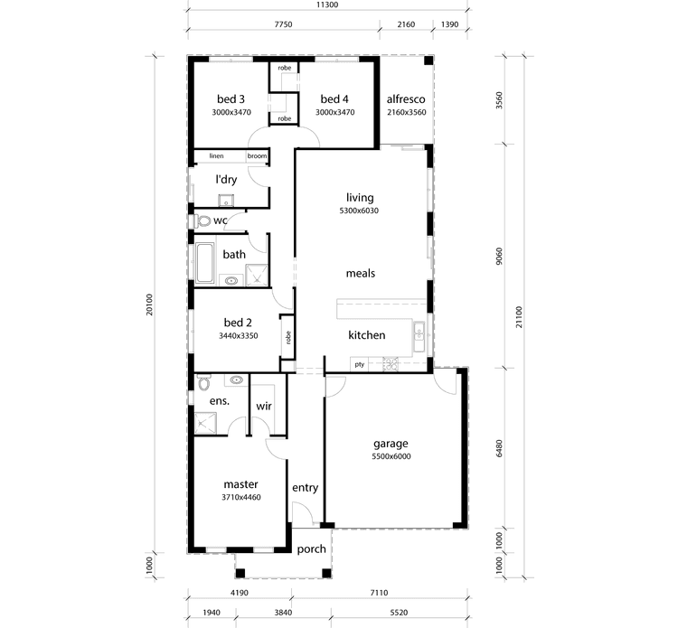 The Latrobe (Advance) Floor Plan