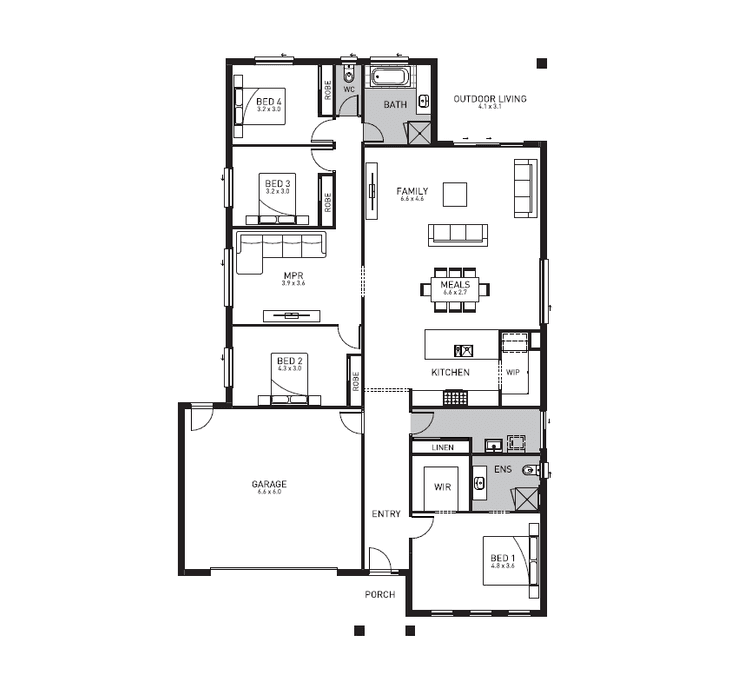 Hinchinbrook 256 Home Design & House Plan by Orbit Homes