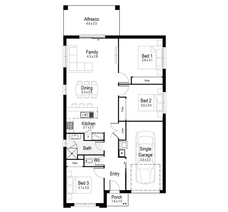 Sage Home Design & House Plan by Hudson Homes