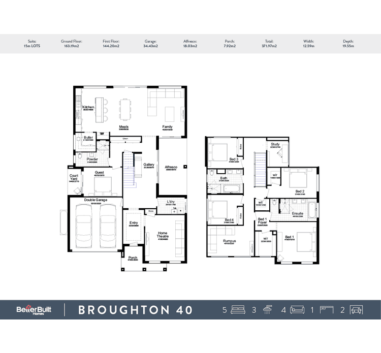 Broughton Home Design & House Plan by Better Built Homes