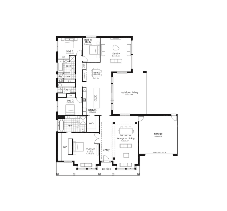 Pavilion 395 Home Design & House Plan by Medallion Homes