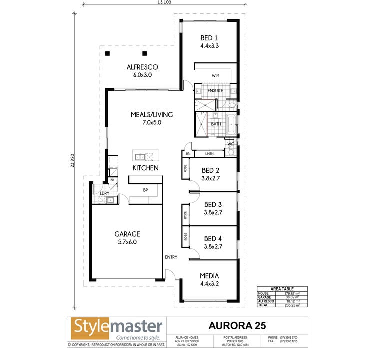 Aurora Home Plan