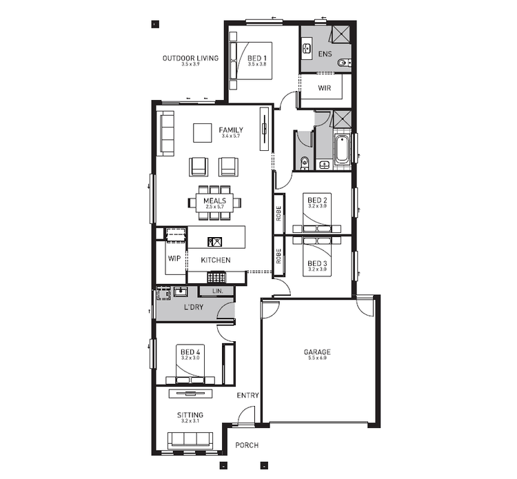 Hinchinbrook 216 Home Design & House Plan by Orbit Homes