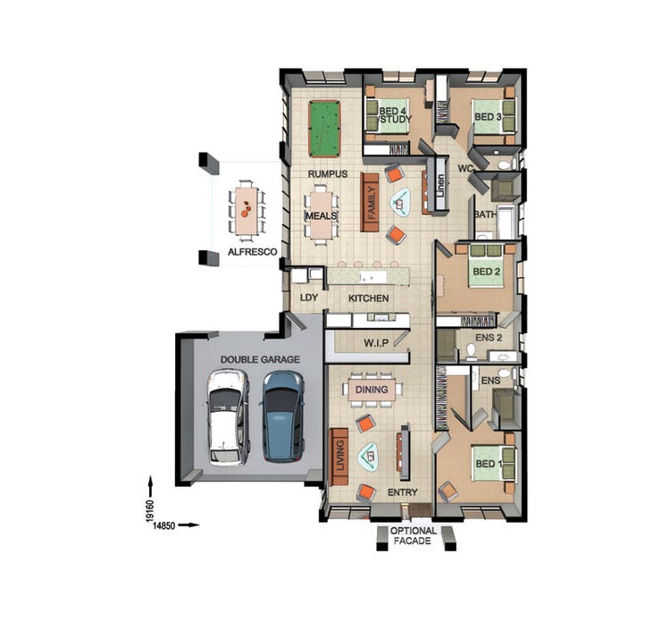 SL0555 Home Design & House Plan by Dixon Homes QLD