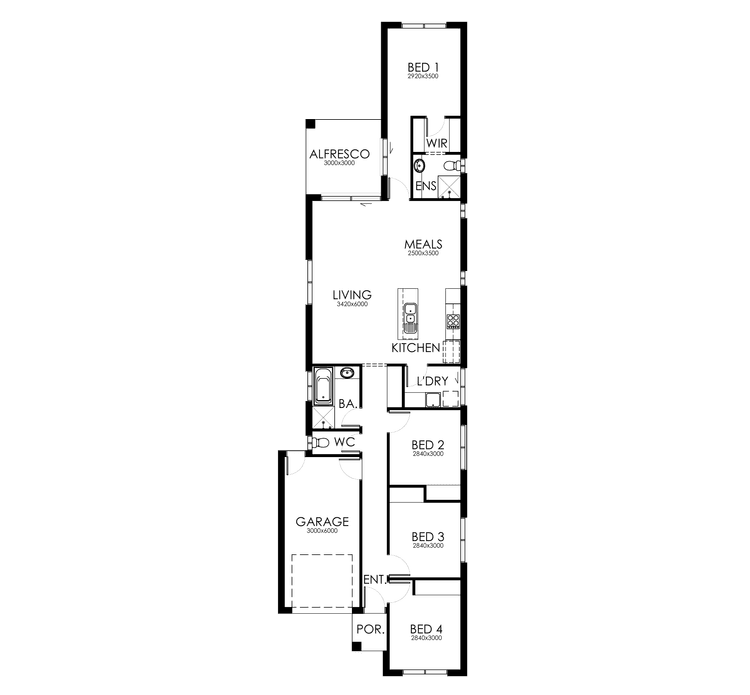 One 156 Home Design & House Plan by Abode Designer Homes