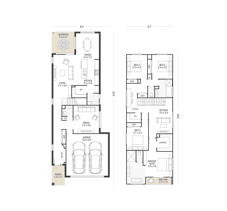 Hudson Home Design & House Plan by Ausbuild