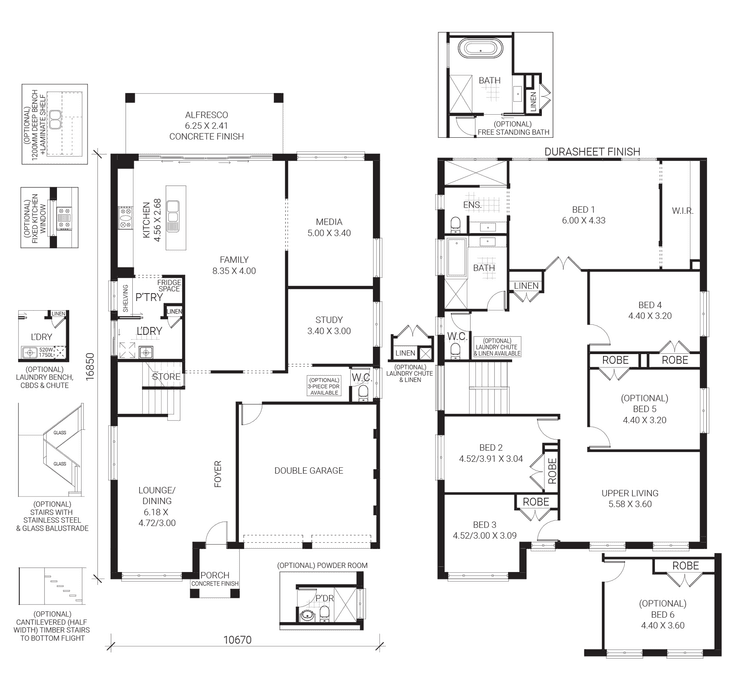 The Grandworth 38.7 Home Design & House Plan by Allcastle Homes