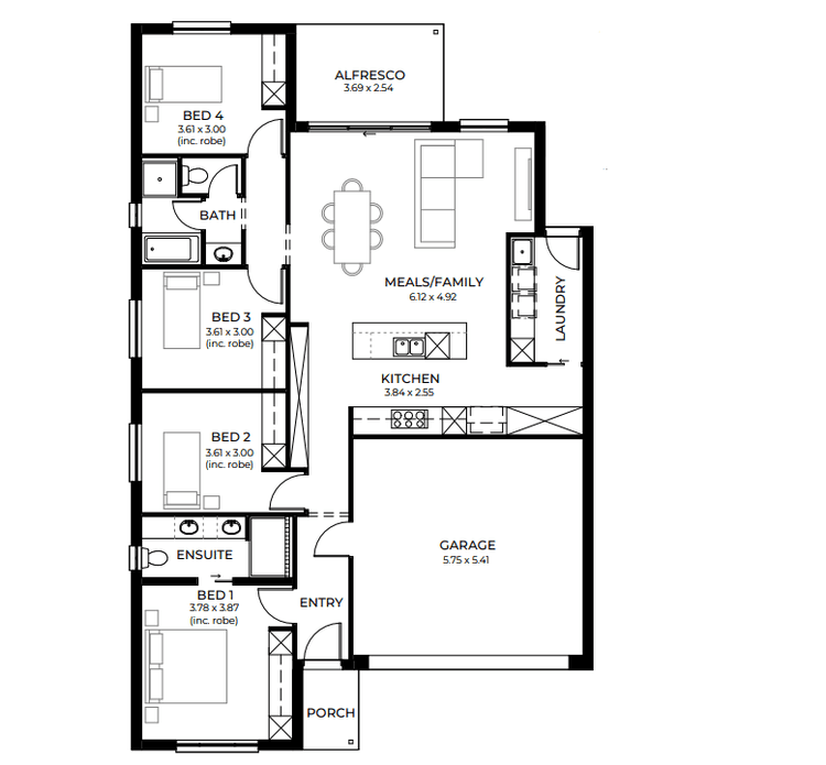 Cobalt Home Design & House Plan by SA Housing Centre