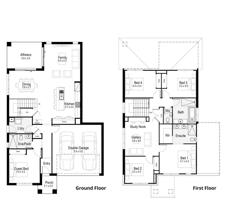 Burgundy Home Design & House Plan by Hudson Homes