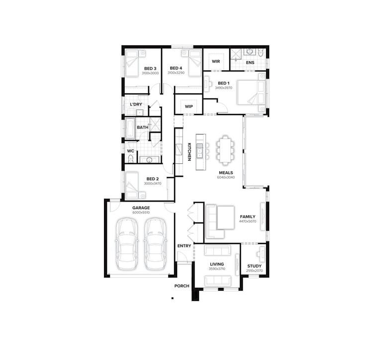 Kidman Home Design & House Plan by Burbank Homes