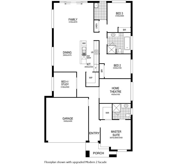 Home Design House Plan By Masterton Homes