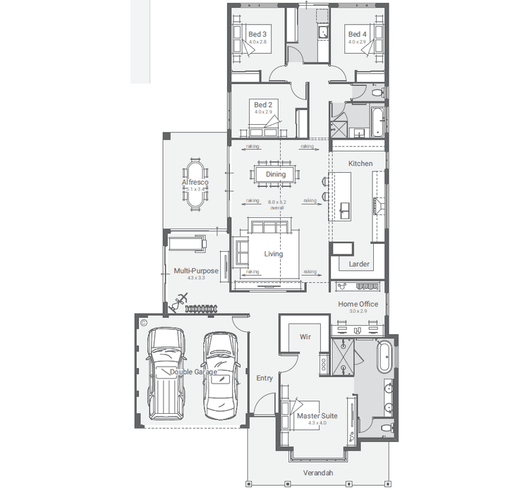 Whitehaven Home Design House Plan By Dale Alcock Homes