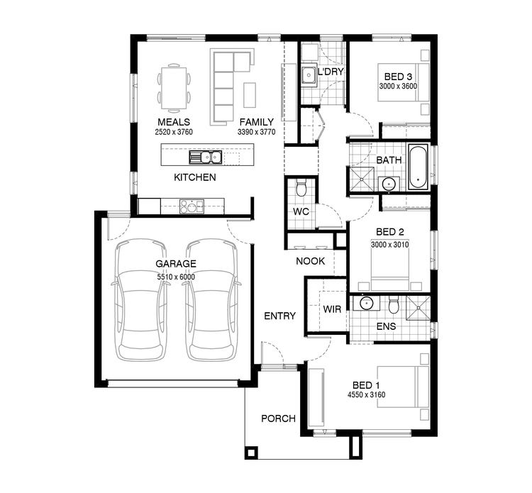 Linden home design house plan by burbank
