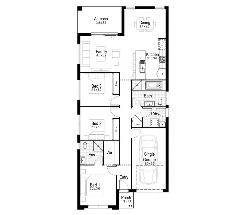 Eton Home Design & House Plan by Hudson Homes