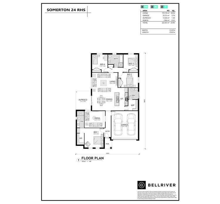 Somerton Home Design & House Plan by Bellriver Homes