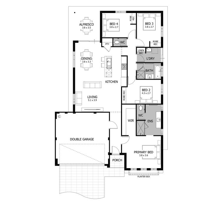 Sutton Home Design & House Plan by Dale Alcock Homes South West