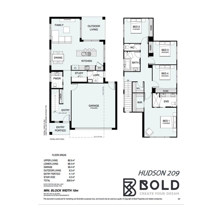 Hudson Home Design & House Plan by Bold Living